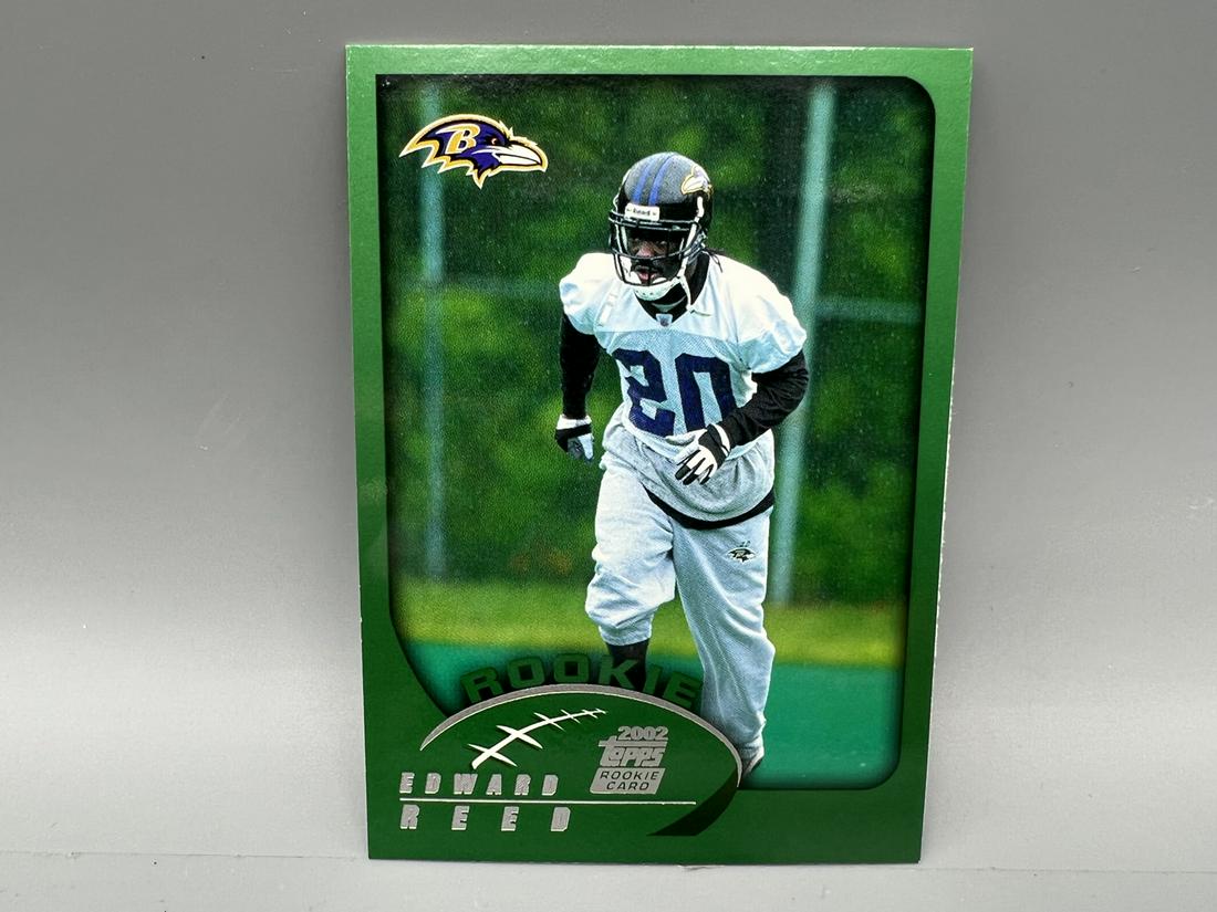 2002 Topps Ed Reed RC #353: 2002 Topps Ed Reed RC #353