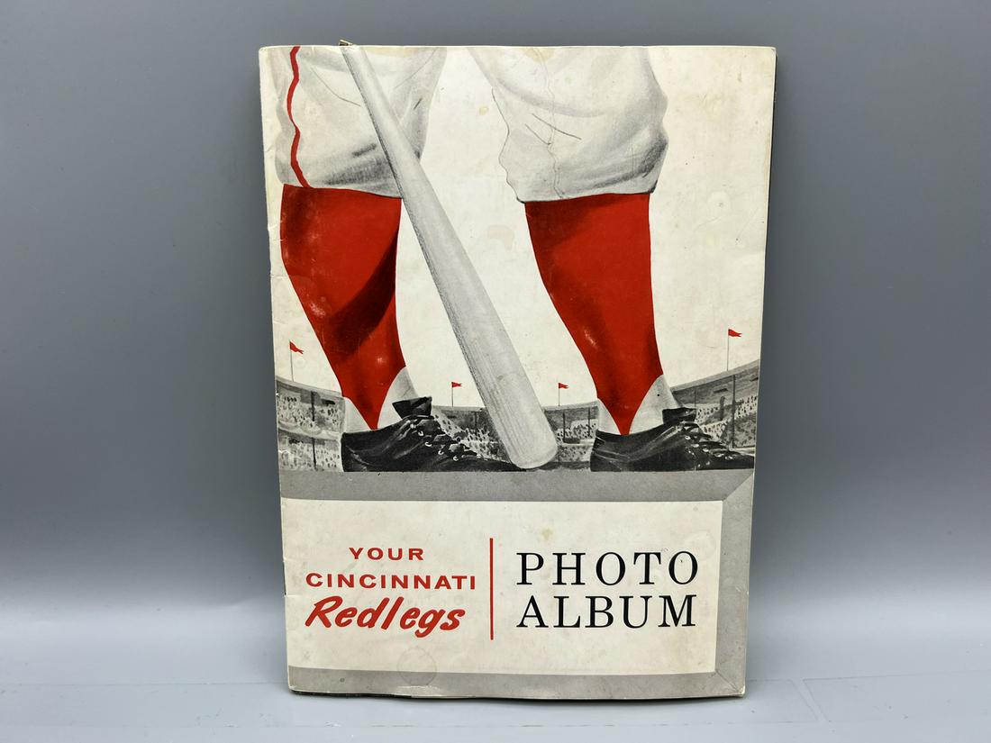 1957 Sohio Cincinnati Reds 5"x7" Photo Album Complete Set of 18 - Frank Robinson RC - Photos are (1 of 14)