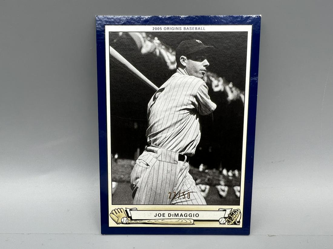 2005 Upper Deck Origins Joe DiMaggio #27/50 (1 of 2)