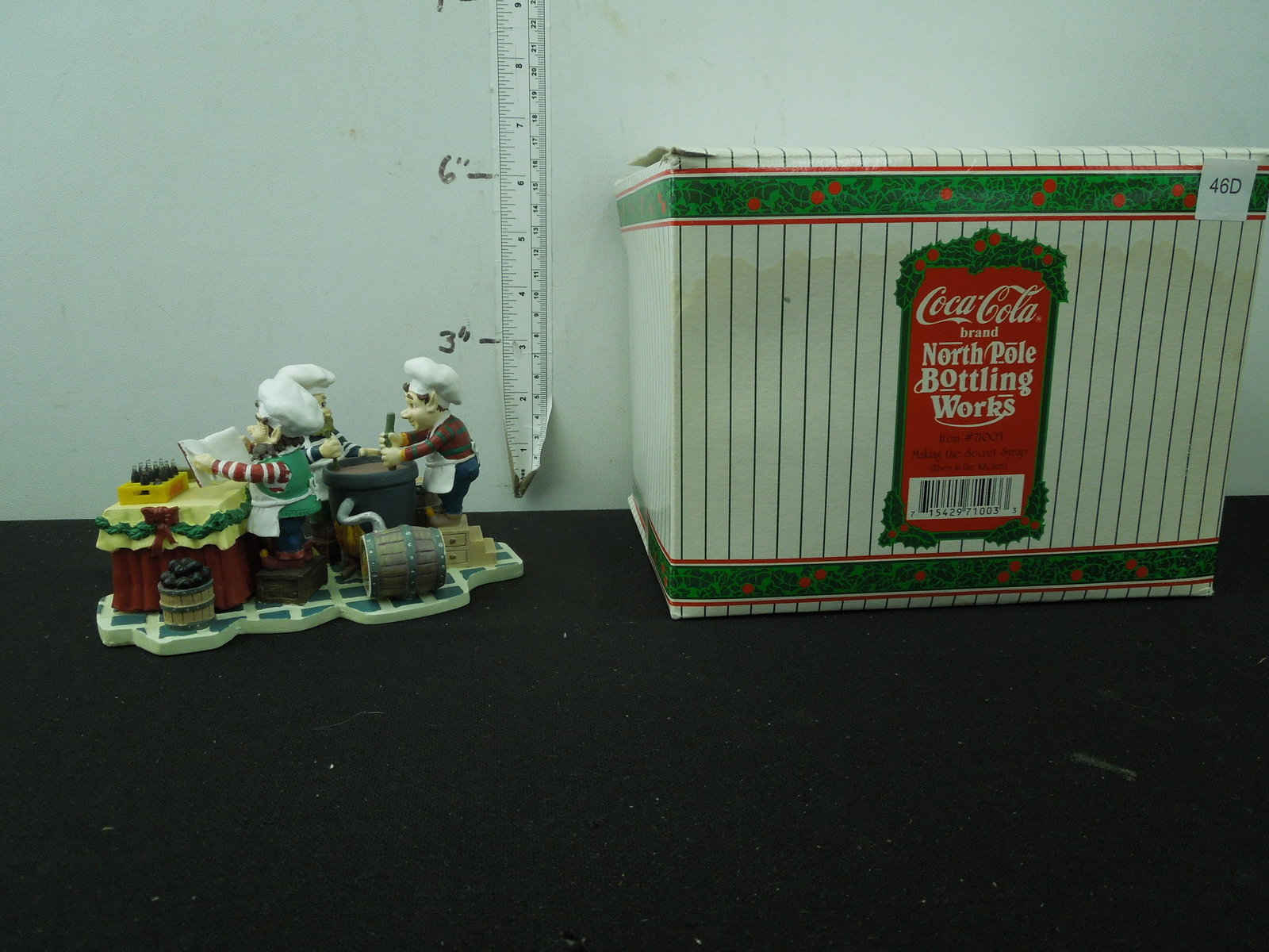 Coca Cola North Pole Bottling Works  " Making the Secret Syrup"  Figurine (1 of 3)