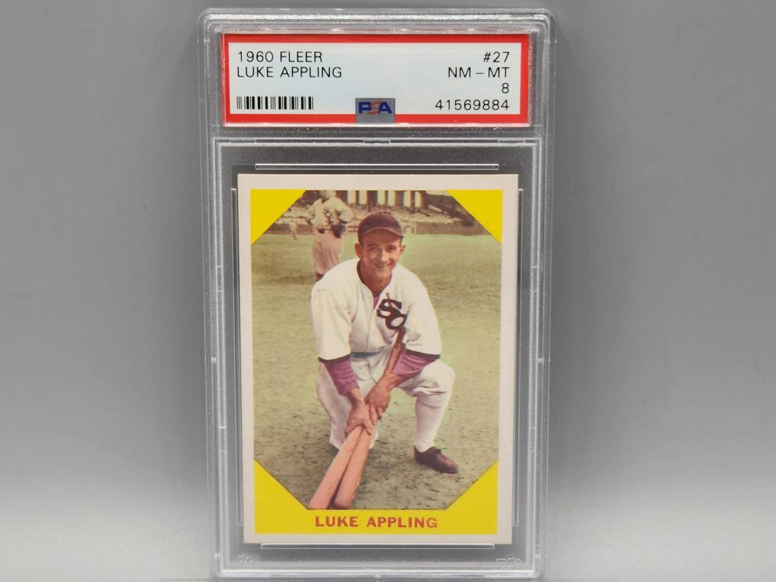 1960 Fleer Luke Appling #27 PSA 8 HOF (1 of 2)