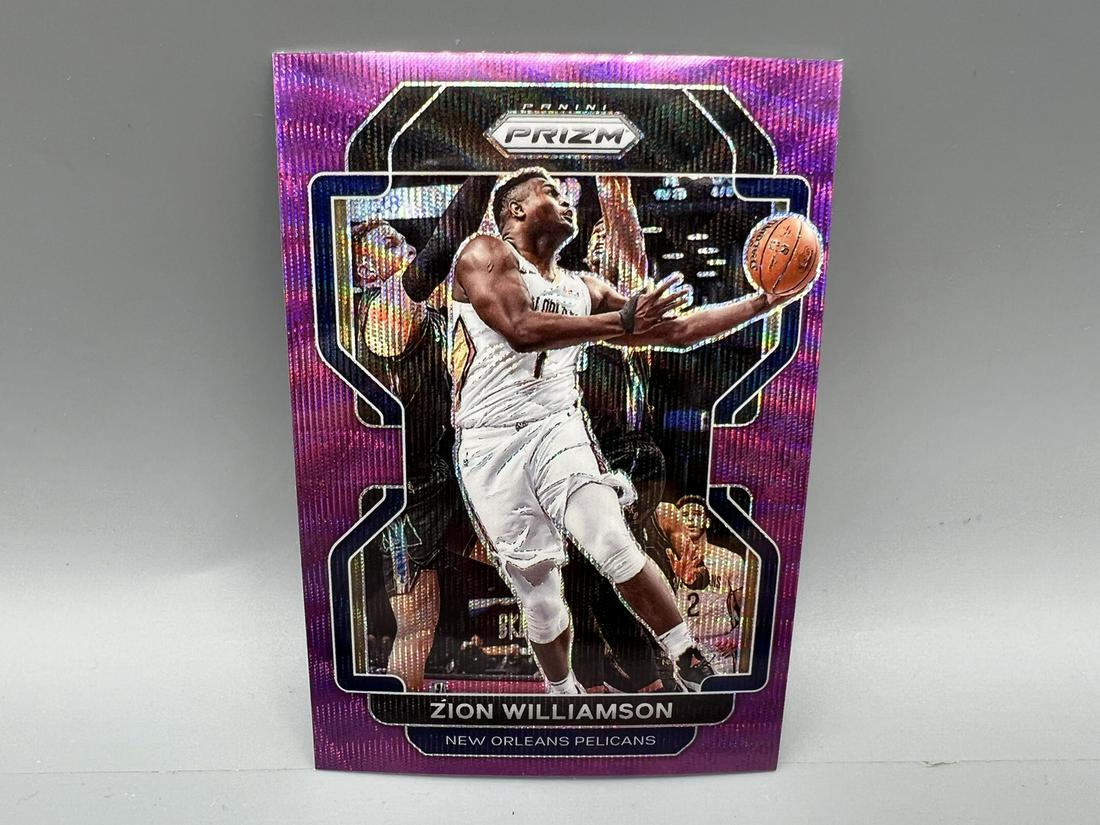 2021-22 Panini Prizm Zion Williamson Purple Wave #108 (1 of 2)