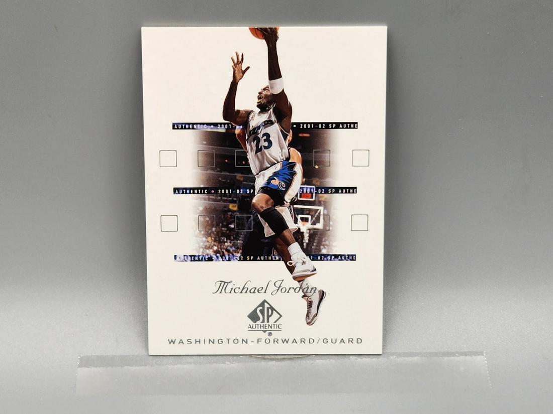 2002 Michael Jordan Upper Deck SP Authentic Sample SPA-1 (1 of 2)
