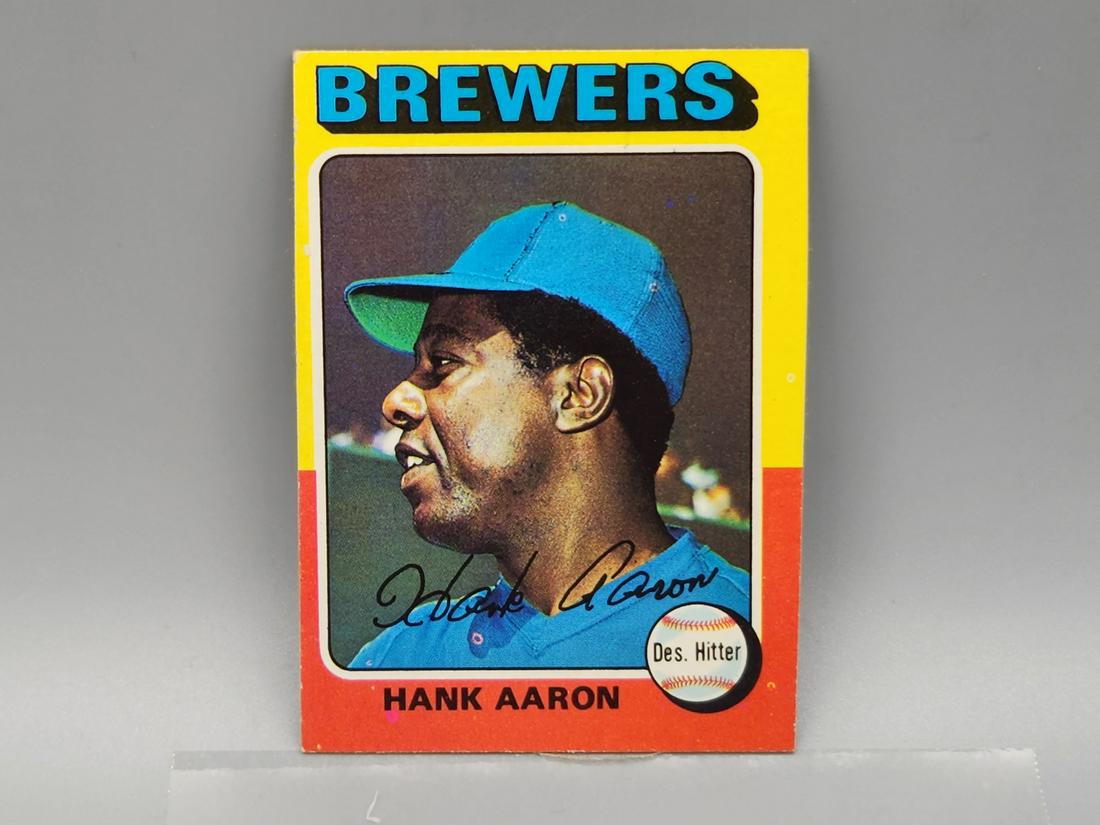 1975 Topps Hank Aaron #660 HOF (1 of 2)