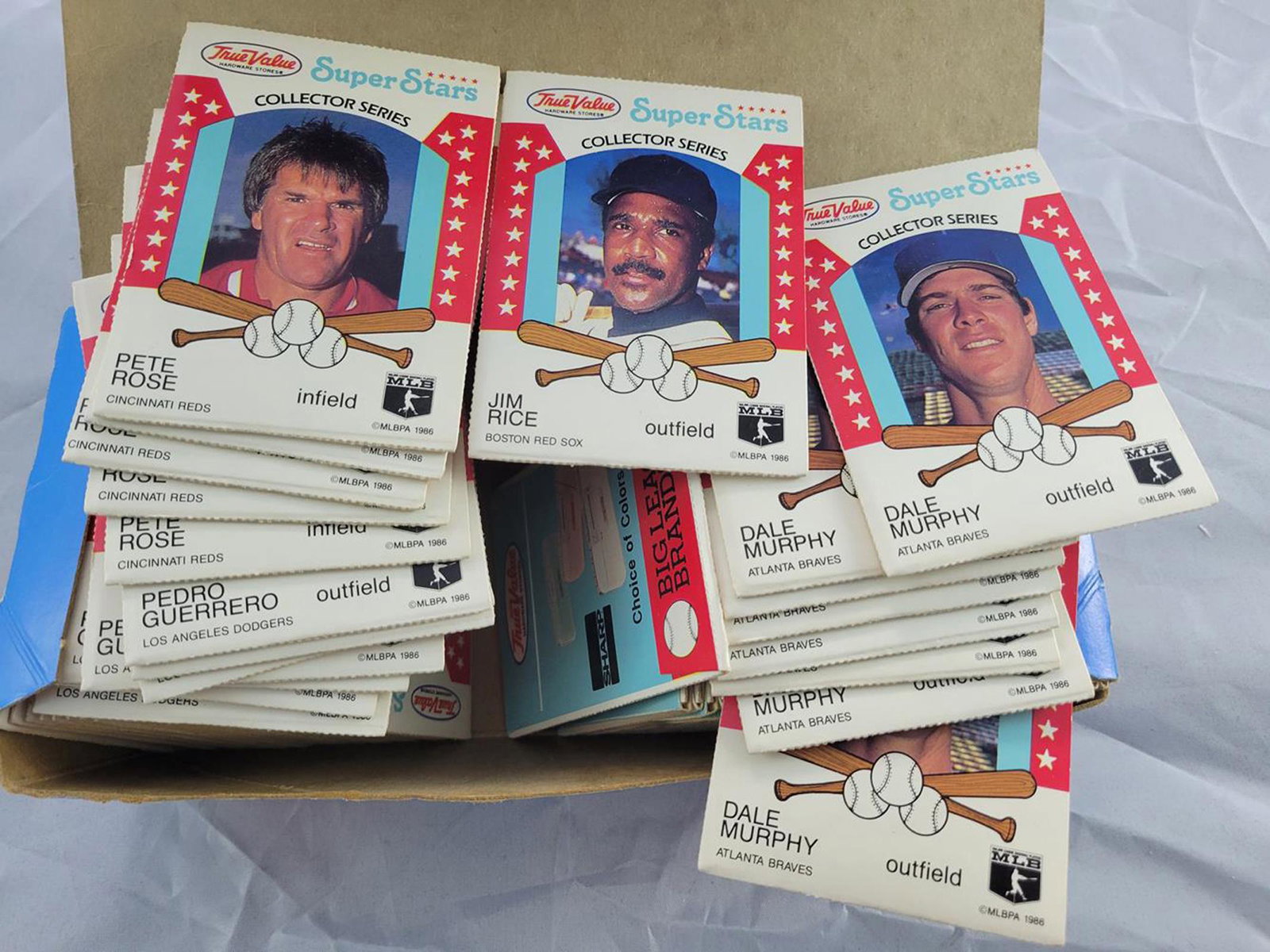 Box of 1986 True Value Untorn Panels: Box of 1986 True Value Untorn Panels