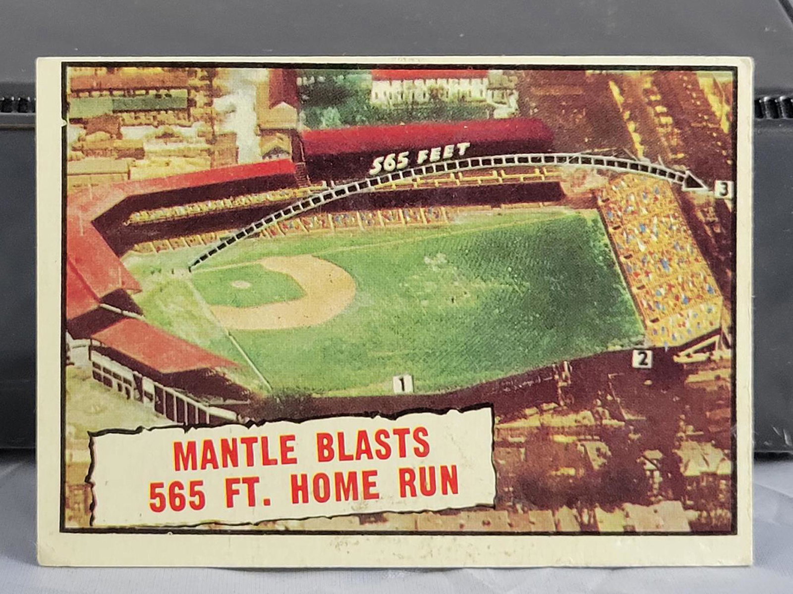 1961 Topps Mickey Mantle Home Run #406 (1 of 2)
