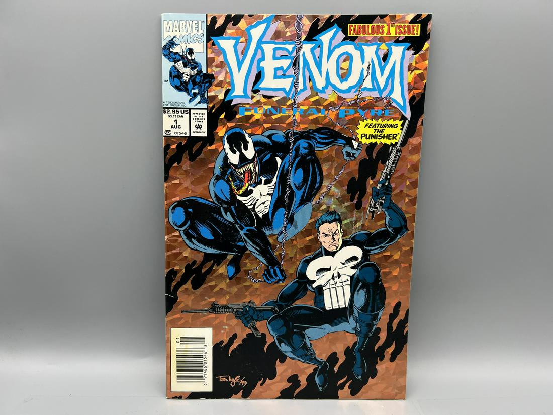 Venom Funeral Pyre #1 - Punisher appearance - Holo-grafx cover: Venom Funeral Pyre #1 - Punisher appearance - Holo-grafx cover