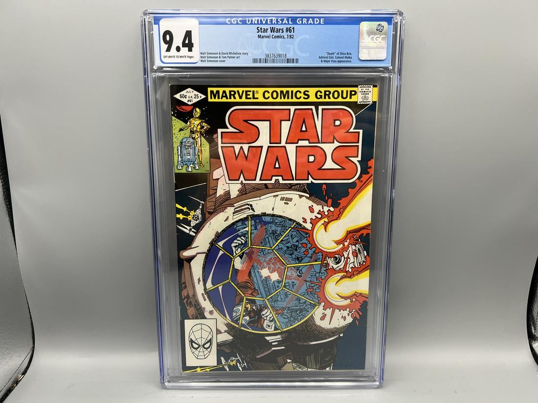 Star Wars #61 CGC 9.4 - "Death of Shira Brie" - Marvel Comics (1 of 2)