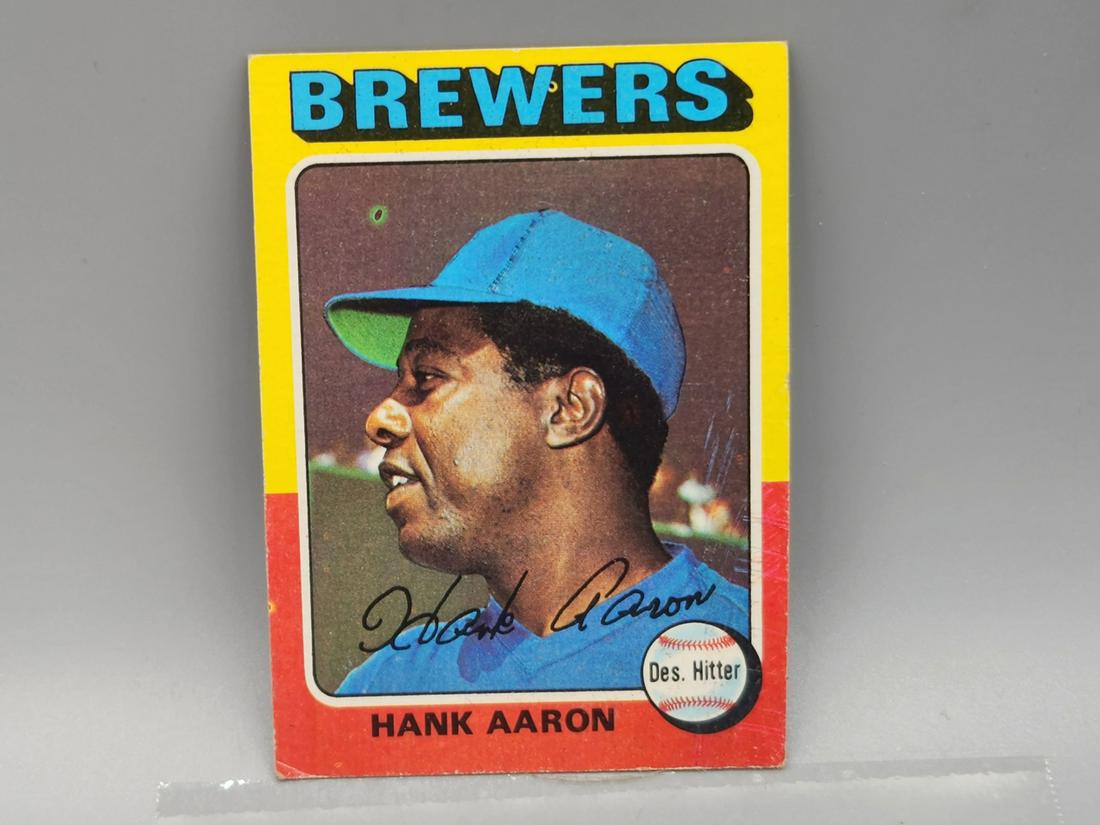1975 Topps Hank Aaron #660 HOF (1 of 2)