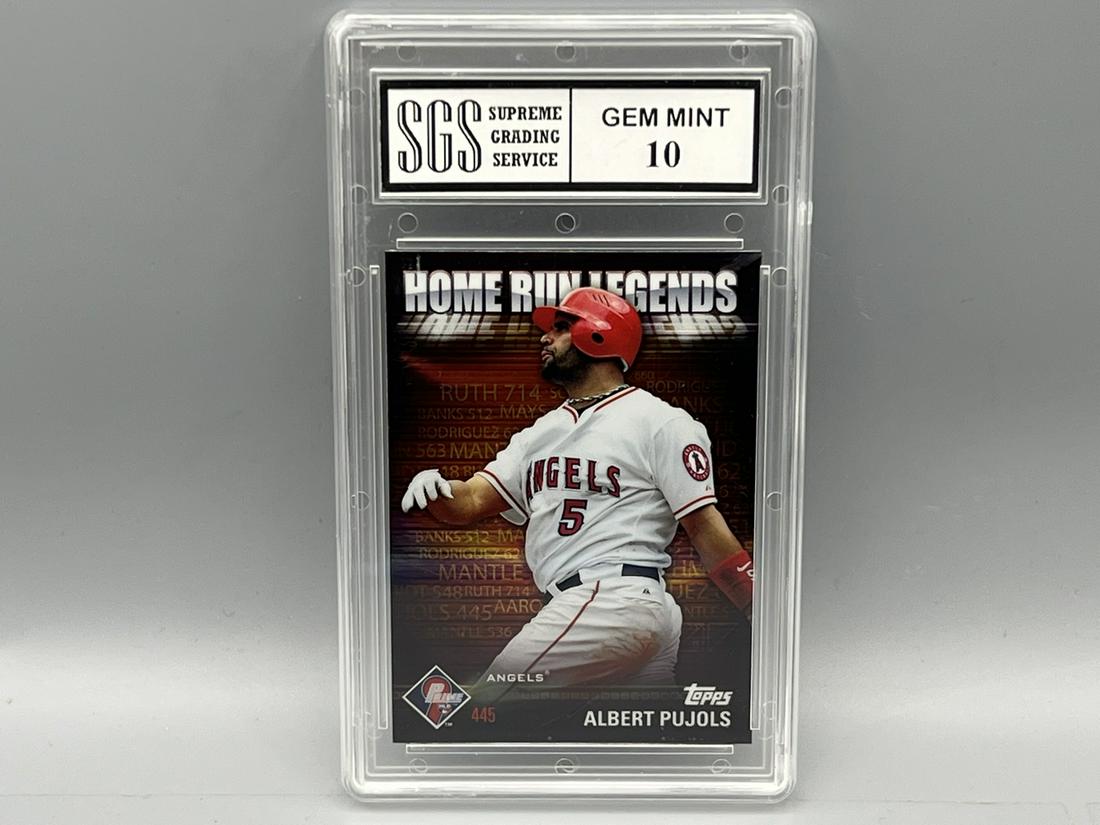 2012 Topps Home Run Legends Albert Pujols #HRL-9 SGS 10: 2012 Topps Home Run Legends Albert Pujols #HRL-9 SGS 10