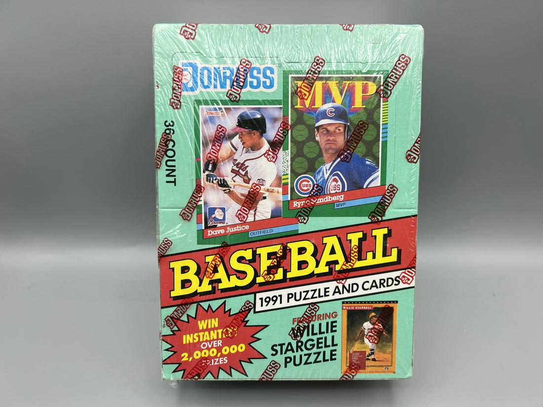 1991 Donruss Baseball Unopened Sealed Box (1 of 3)