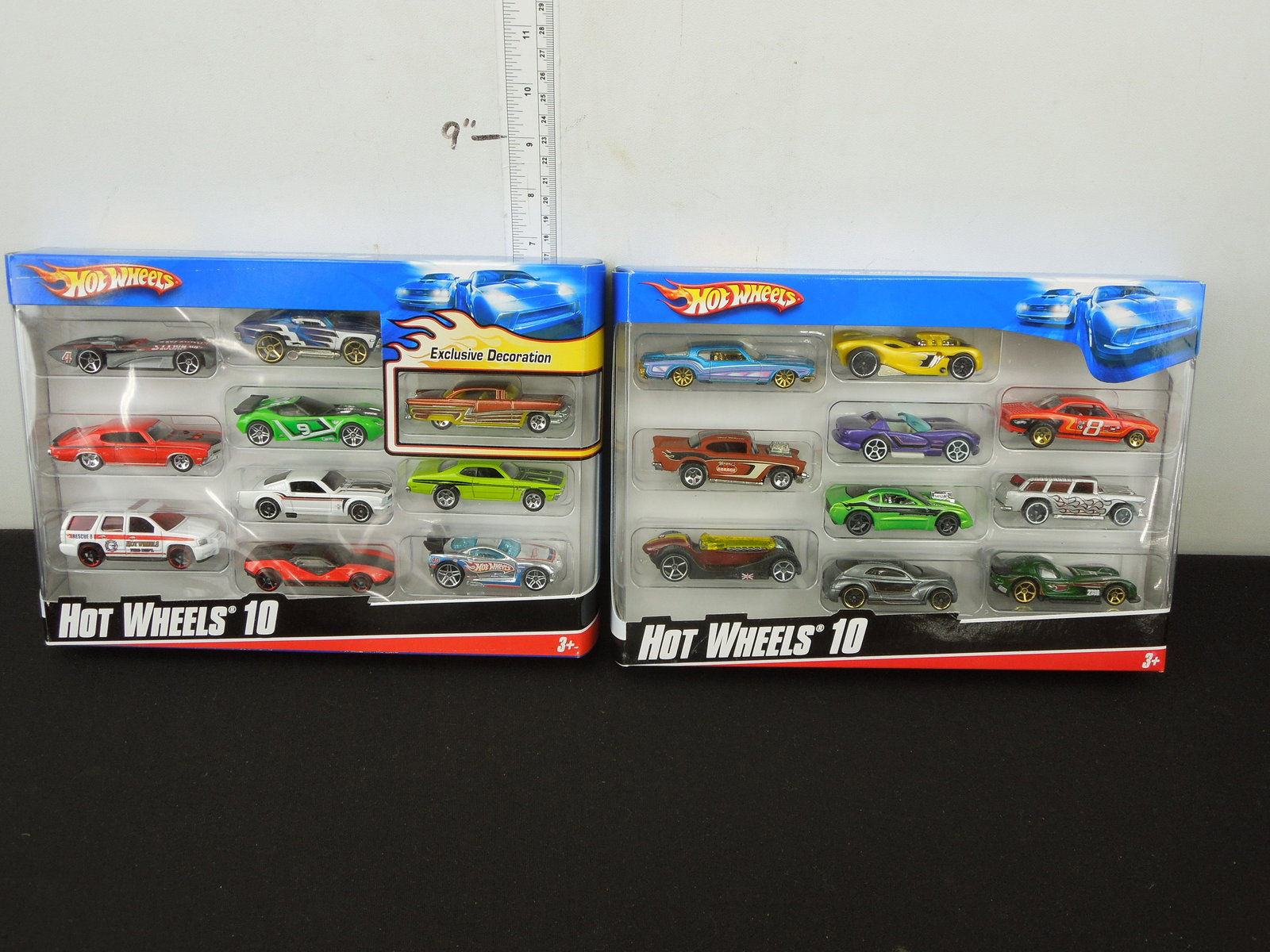 Lot of 2 Hot Wheels 10 Packs; 2009 with Exclusive Metallic Brown '56 Merc & 2009 (1 of 3)