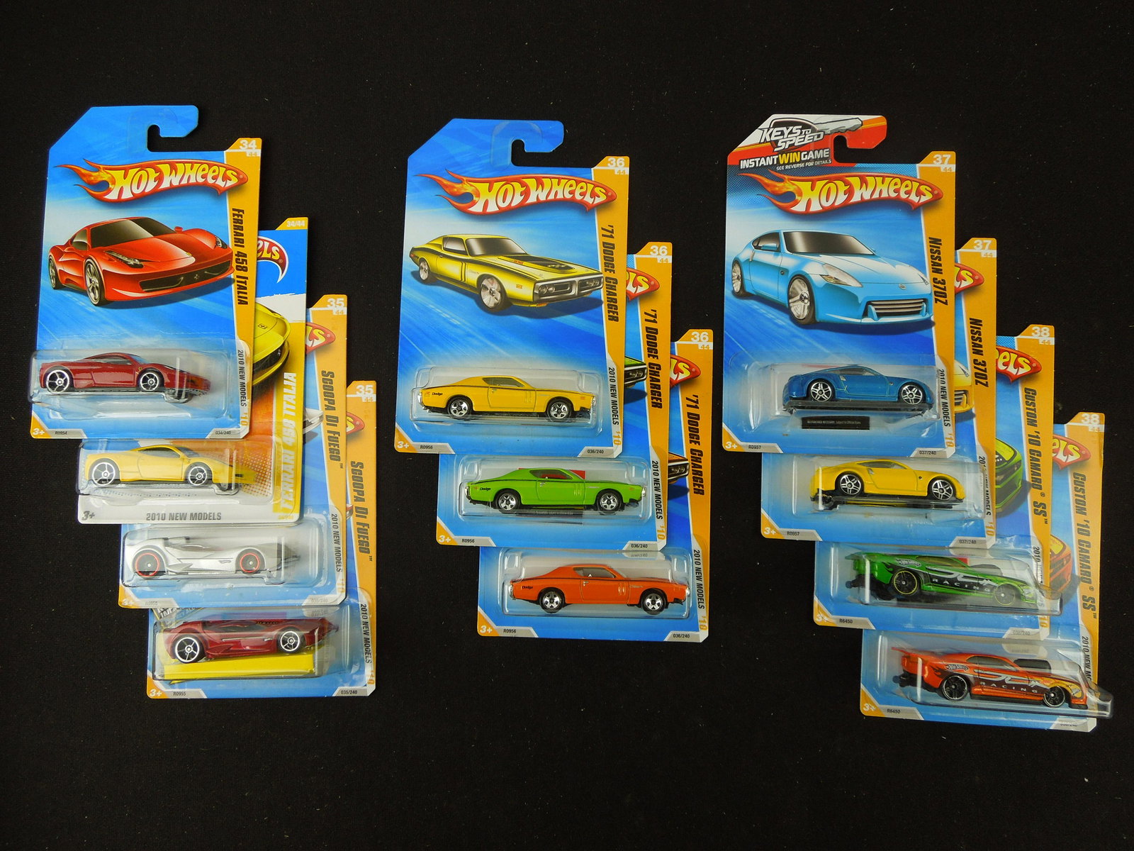 2010 New Models Series 34 - 44 with Color Variations (22 Cars) - Set Continues in Lot 15G (1 of 3)