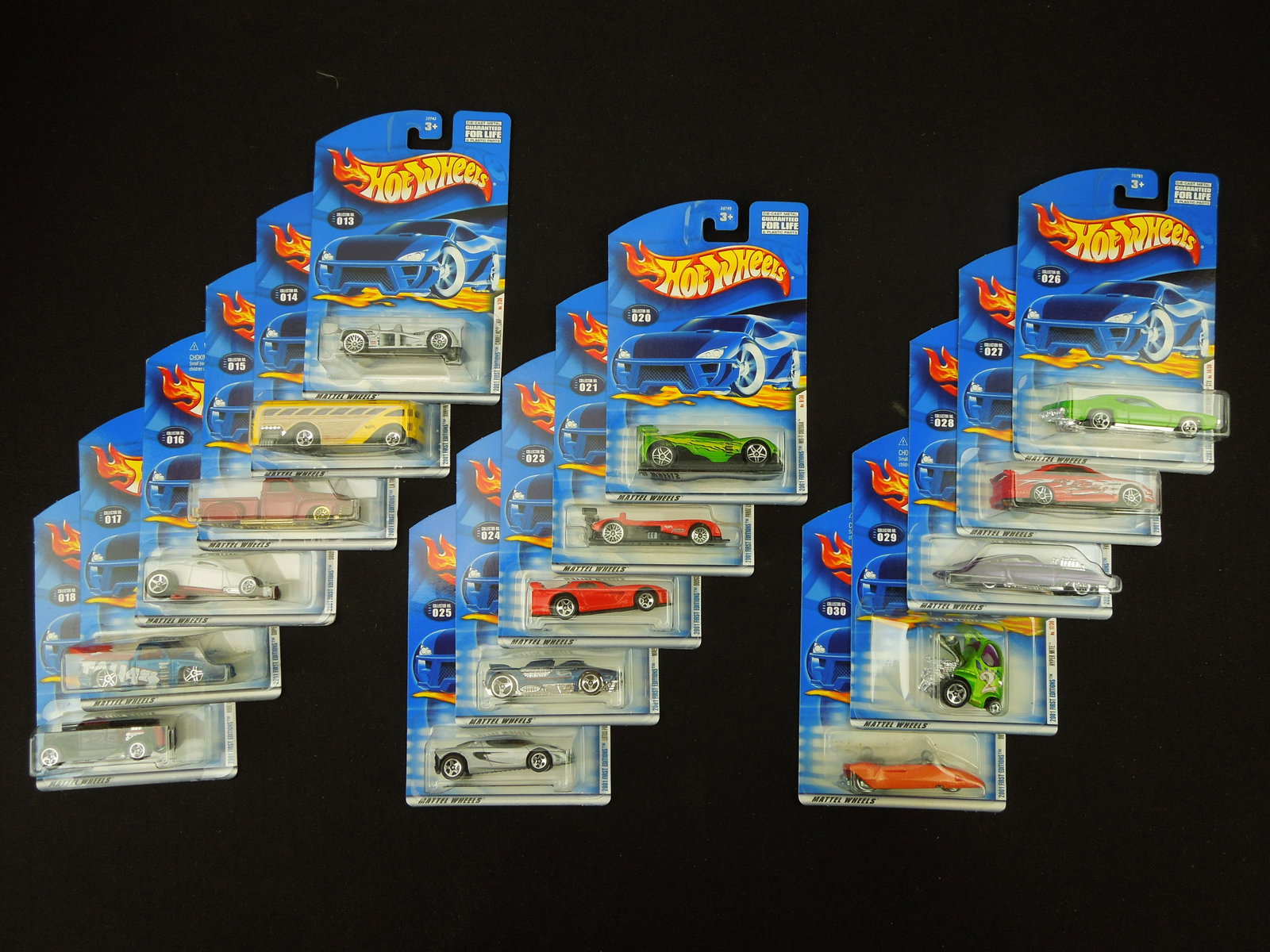 Partial Set of 2001 First Editions Series (29 Cars) (1 of 2)