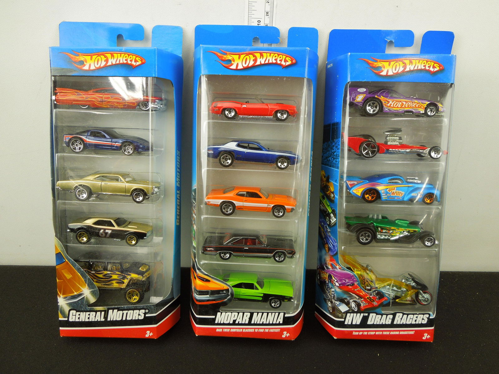 Lot of 3 5 Packs; General Motors, Mopar Mania, & HW Drag Racers (1 of 2)