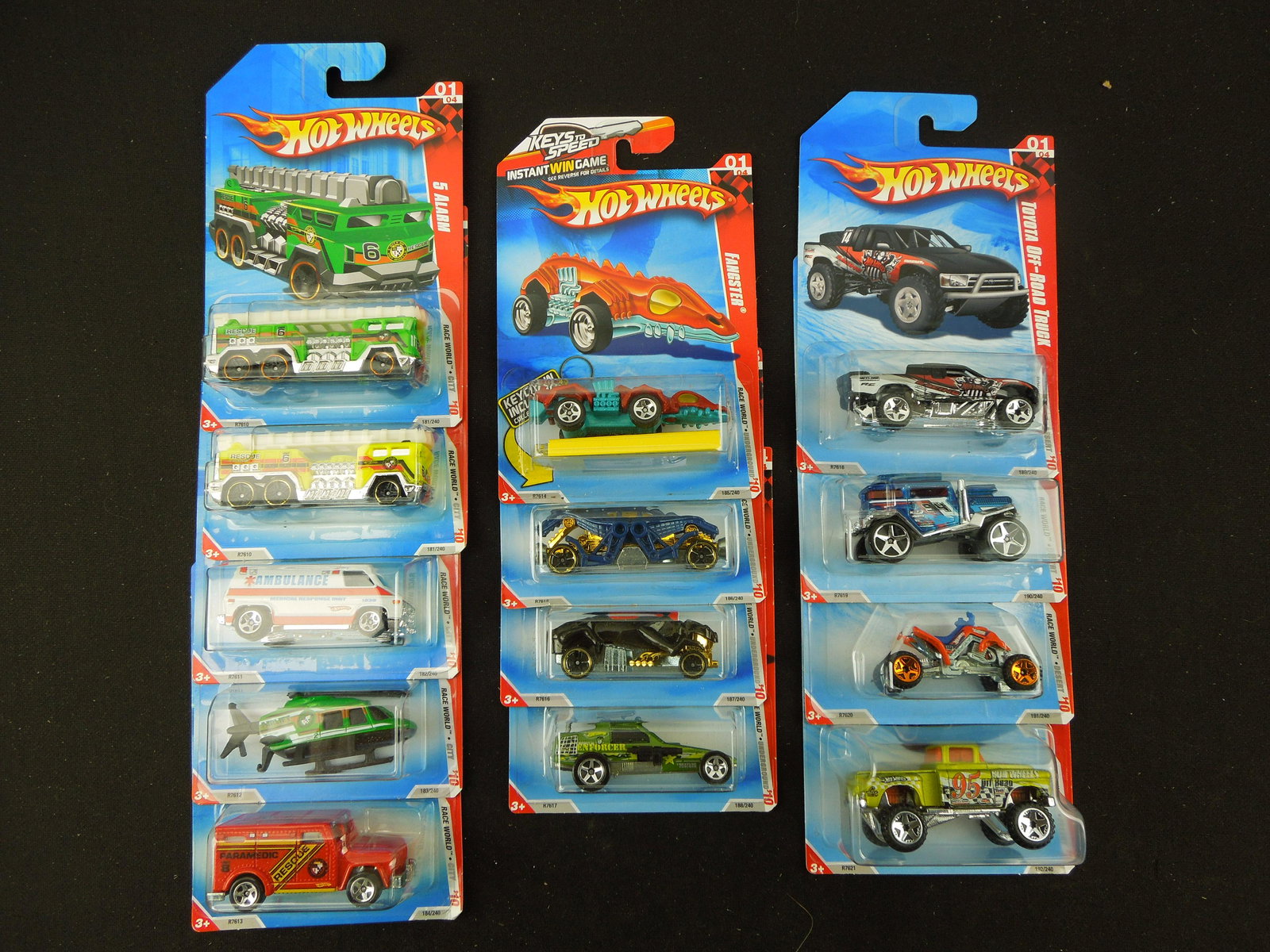 Three Complete 2010 Race World Series; City 181 - 184, Underground 185 - 188, & Desert 189 - 192, (1 of 4)