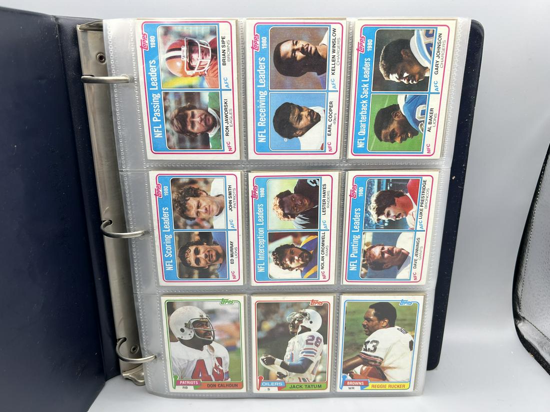 1981 Topps Football Complete Higher Grade Condition Set - Joe Montana & Art Monk RC (1 of 14)