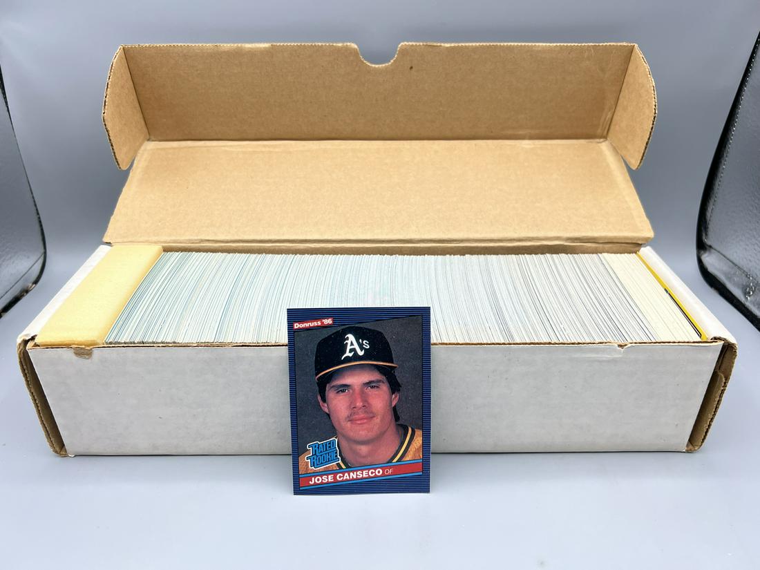 1986 Donruss Baseball Complete Set - Jose Canseco RC (1 of 3)
