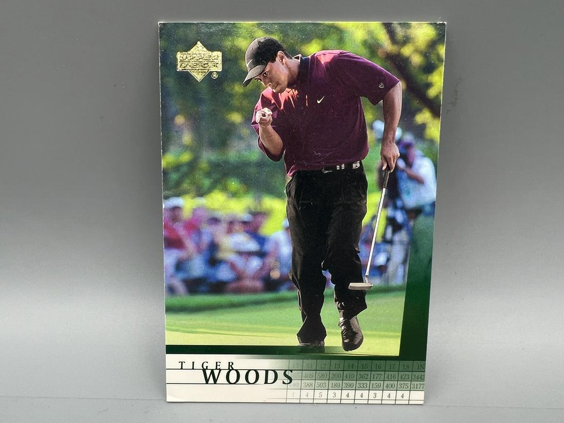 2001 Upper Deck Tiger Woods RC #1 (1 of 3)