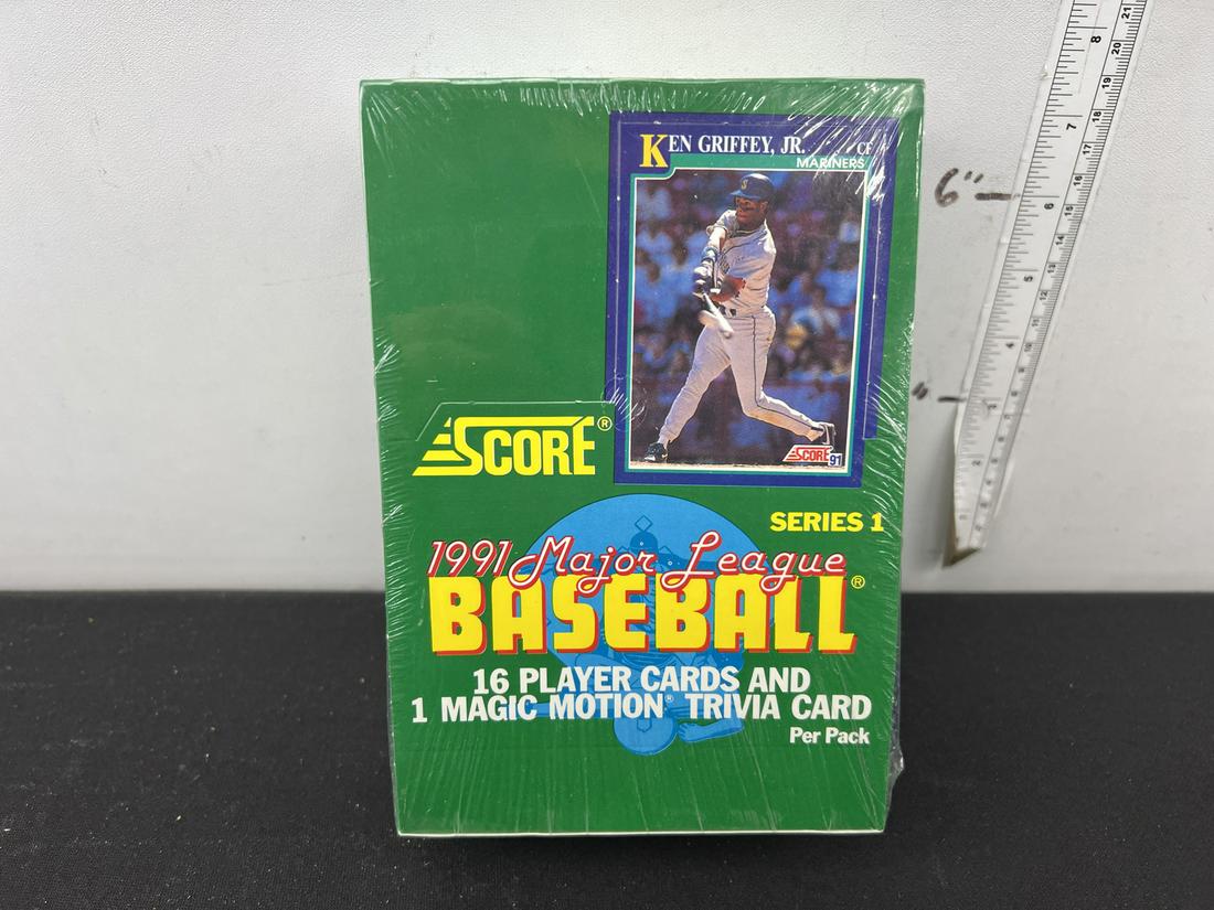 1991 Score Series 1 Baseball Sealed Unopened Box (1 of 2)