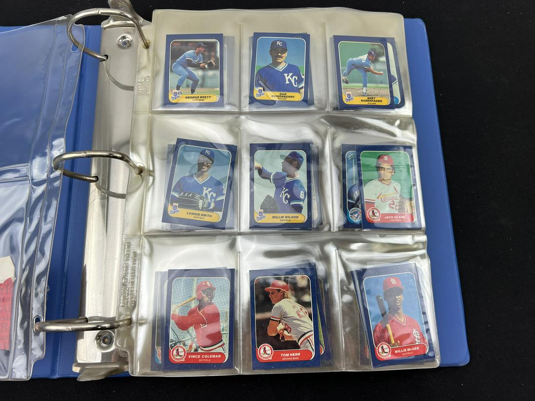 Album with Fleer Mini Sets - 1986, 1987 (1 of 4)