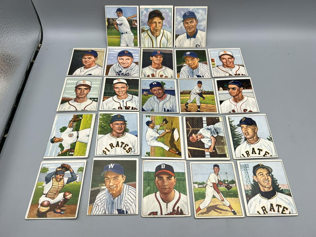 (23) 1950 Bowman Baseball Cards Mid Grade - No Creases (1 of 10)