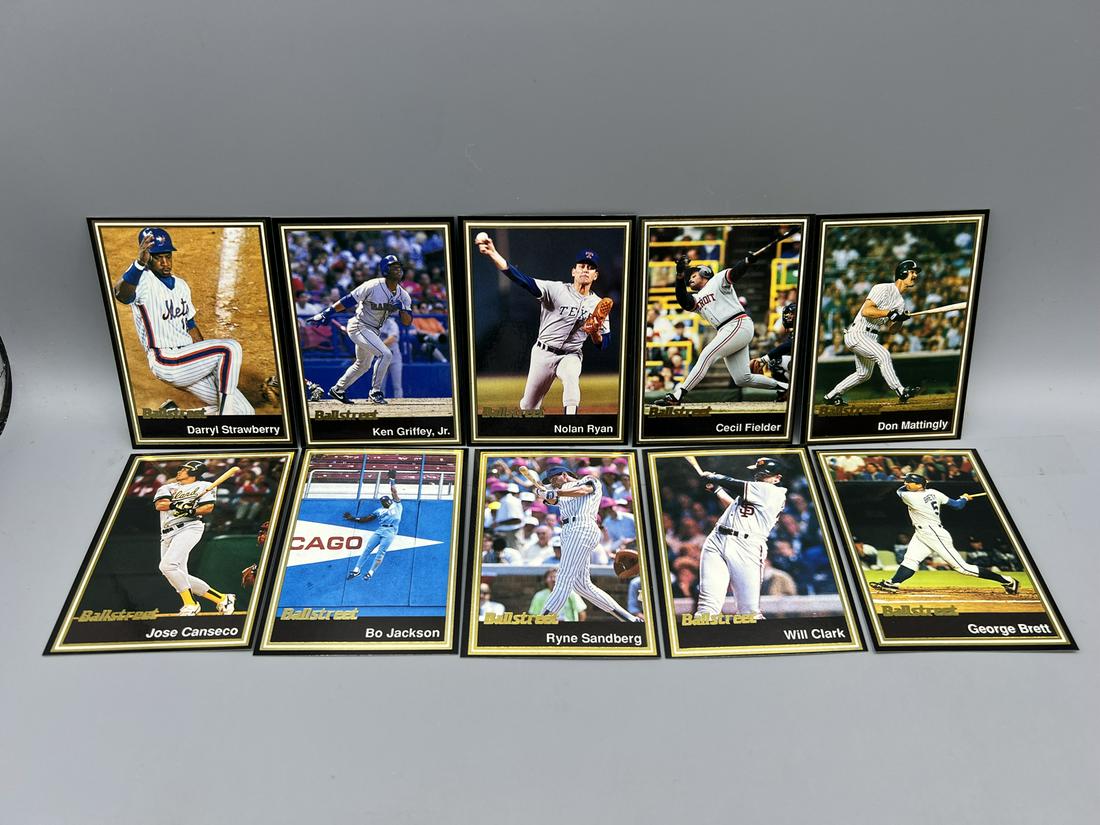 1991 Ballstreet Baseball Series 1 Complete 10 Card Set (1 of 6)