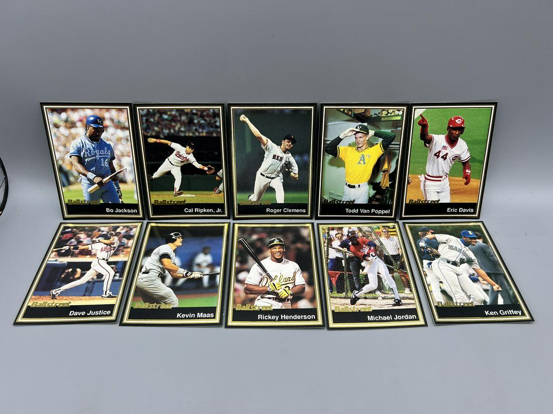 1991 Ballstreet Baseball Series 2 Complete 10 Card Set (1 of 6)