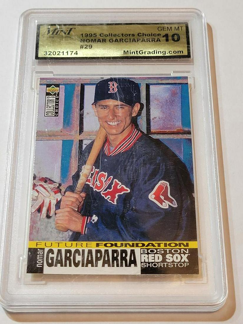 1995 Collector's Choice #29 Nomar Garciaparra Graded WCG 10 GEM MINT (1 of 1)
