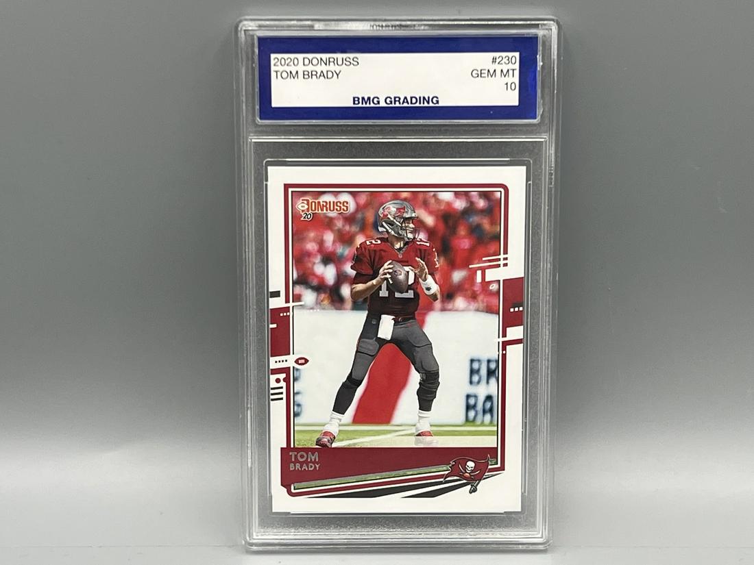 2020 Donruss Tom Brady #230 BMG Grading 10 (1 of 2)