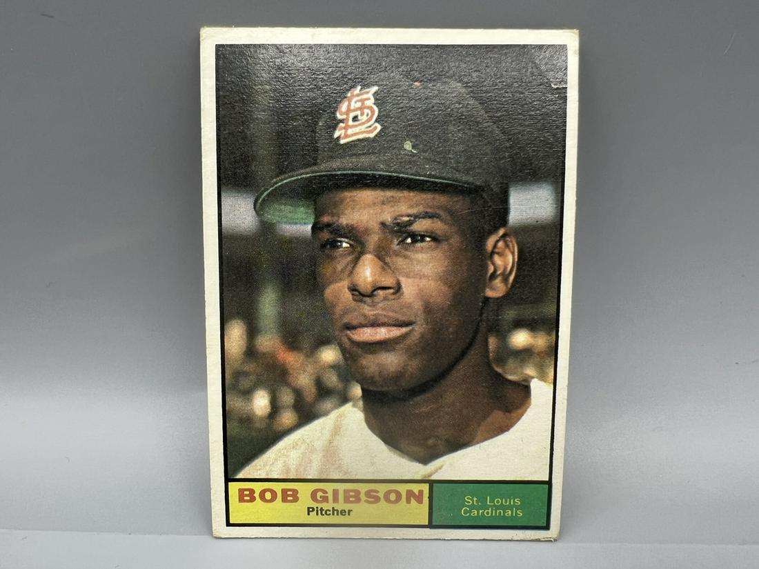 1961 Topps Bob Gibson #211: 1961 Topps Bob Gibson #211