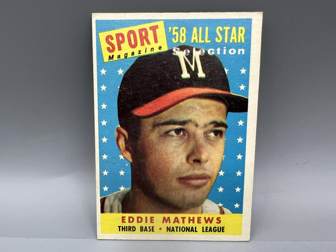 1958 Topps Eddie Mathews All Star #480 (1 of 2)