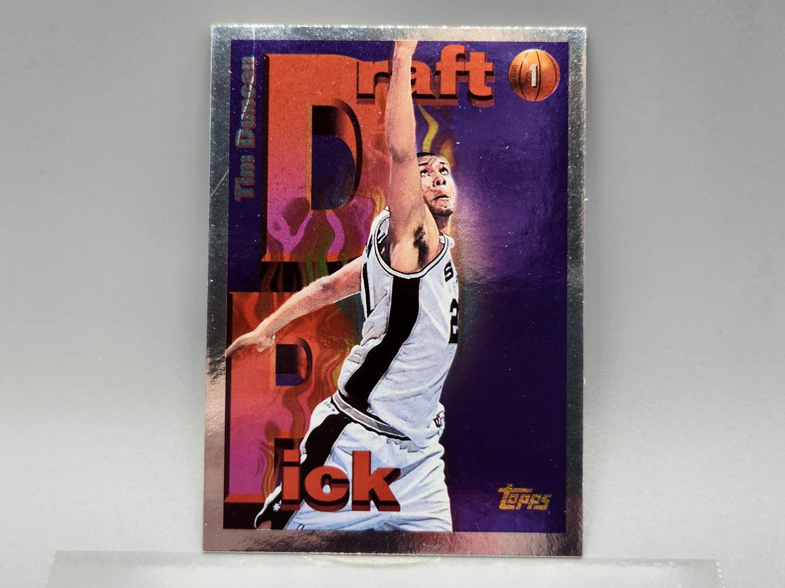 1997-98  Topps Tim Duncan Rookie #DP1 Redemption Card - Rookie HOF (1 of 2)