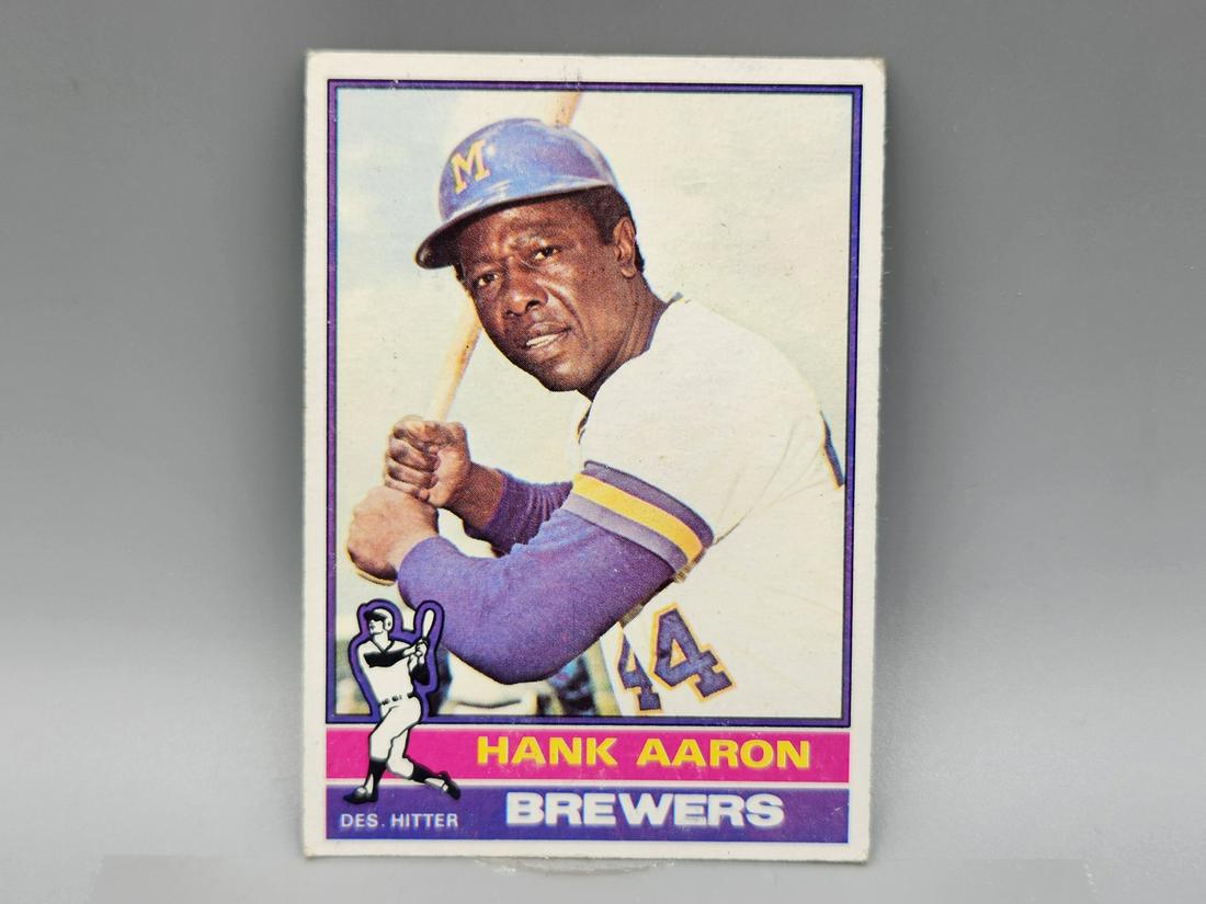 1976 Topps Hank Aaron #550 HOF (1 of 2)