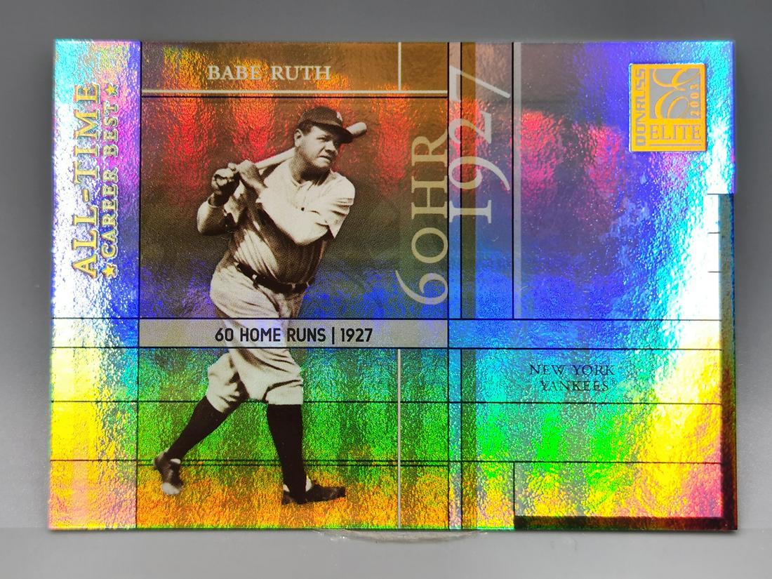 2003 Donruss Elite Babe Ruth #AT-1  57/60 Scarce - All Time Great (1 of 2)