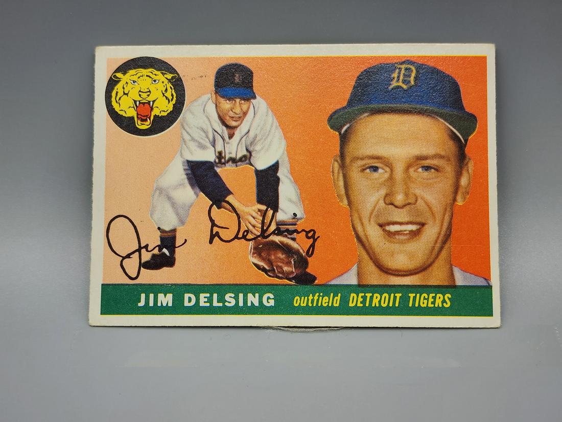 1955 Topps Jim Delsing #192 High Number: 1955 Topps Jim Delsing #192 High Number