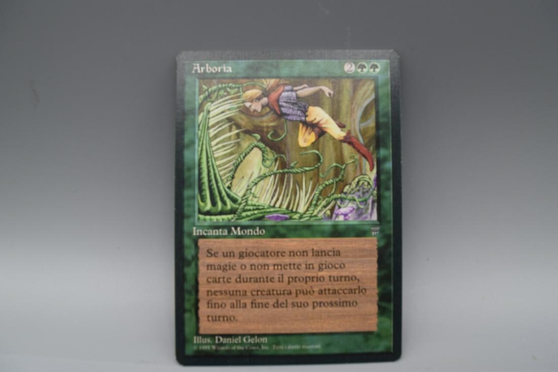 MTG Magic The Gathering Arboria Green Enchantment Italian Legends: MTG Magic The Gathering Arboria Green Enchantment Italian Legends