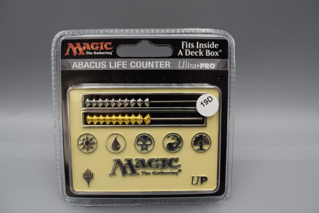 MTG Magic The Gathering White Metal Abacus Life Counter Ultra Pro 2017: MTG Magic The Gathering White Metal Abacus Life Counter Ultra Pro 2017