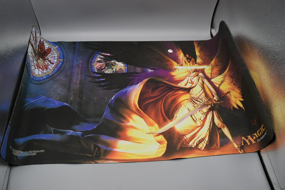 MTG Magic The Gathering Admonition Angel Play Mat 2009: MTG Magic The Gathering Admonition Angel Play Mat 2009