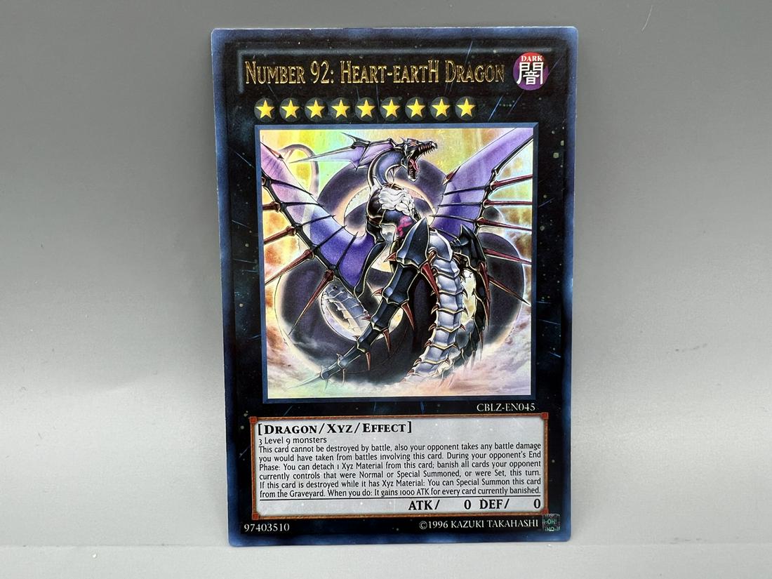 Yu-Gi-Oh Number 92: Heart-Earth Dragon Ultra Rare Holo #CBLZ-ENO45 (1 of 2)