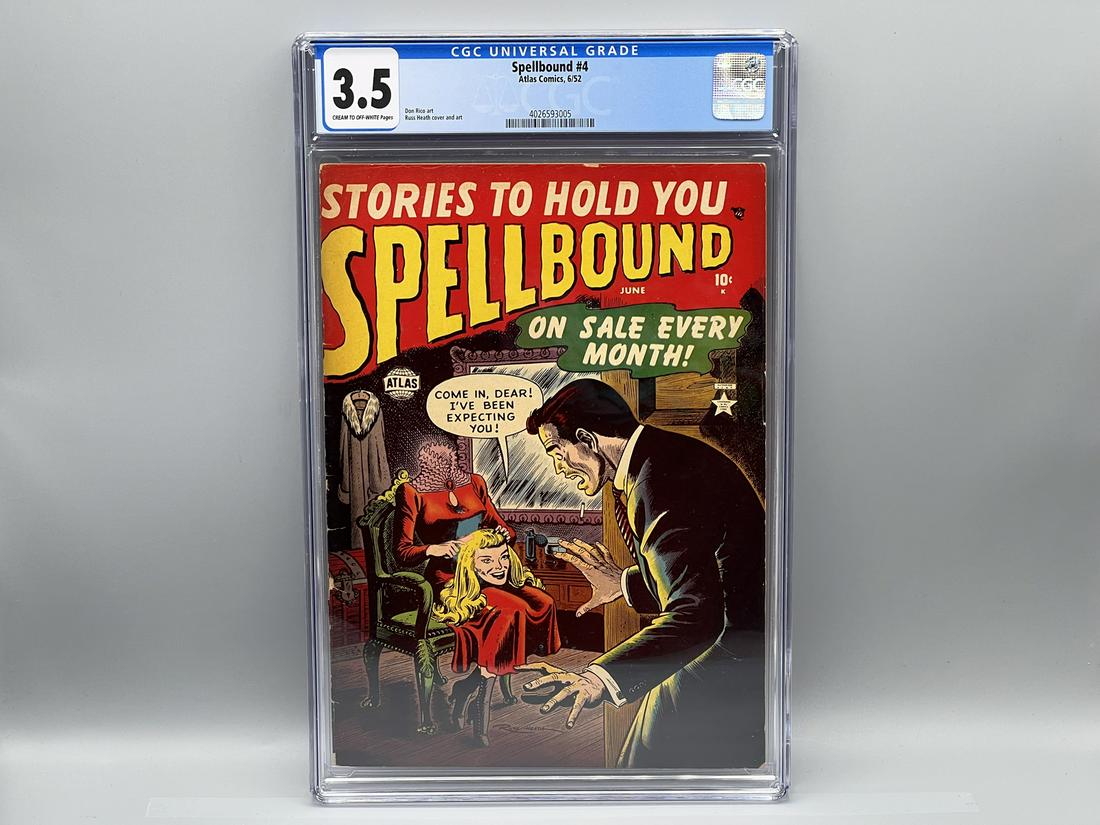 Spellbound #4 CGC 3.5 - Atlas Comics - 1952 - Pre-Code Horror (1 of 2)
