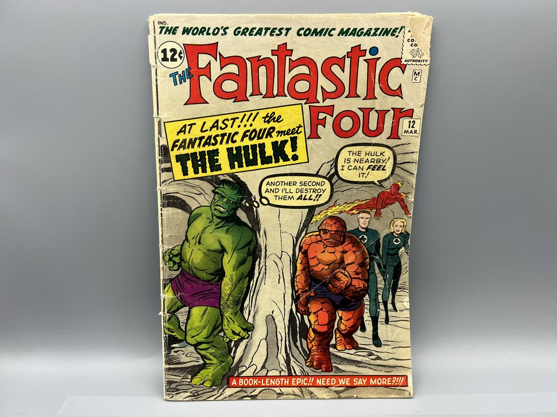 Fantastic Four #12 - Fantastic Four Vs. The Hulk - 1st Meeting - Key Issue (1 of 4)
