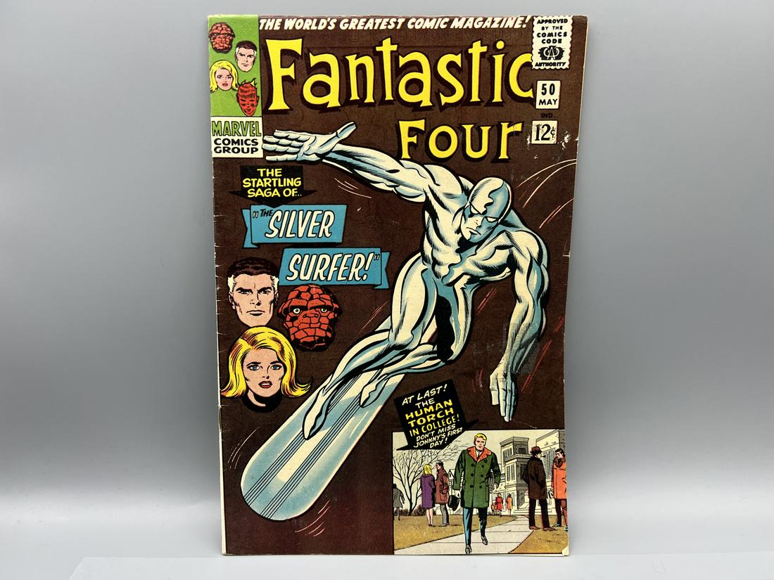 Fantastic Four #50 - 3rd app of Silver Surfer & Galactus - 1st appearance of Wyatt Wingfoot - Key (1 of 4)