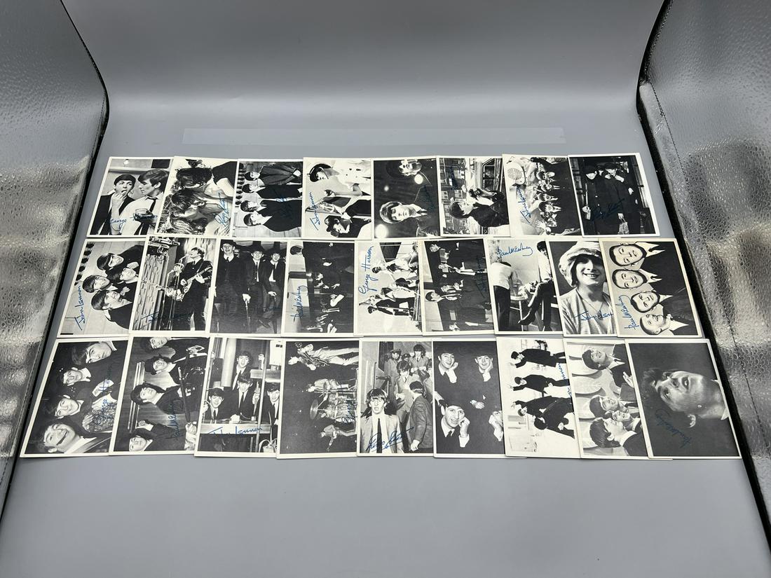 Lot of (26) 1964 Topps Beatles Black And White Cards W/ Cards In Series #1, #2, & #3 - Varying (1 of 7)