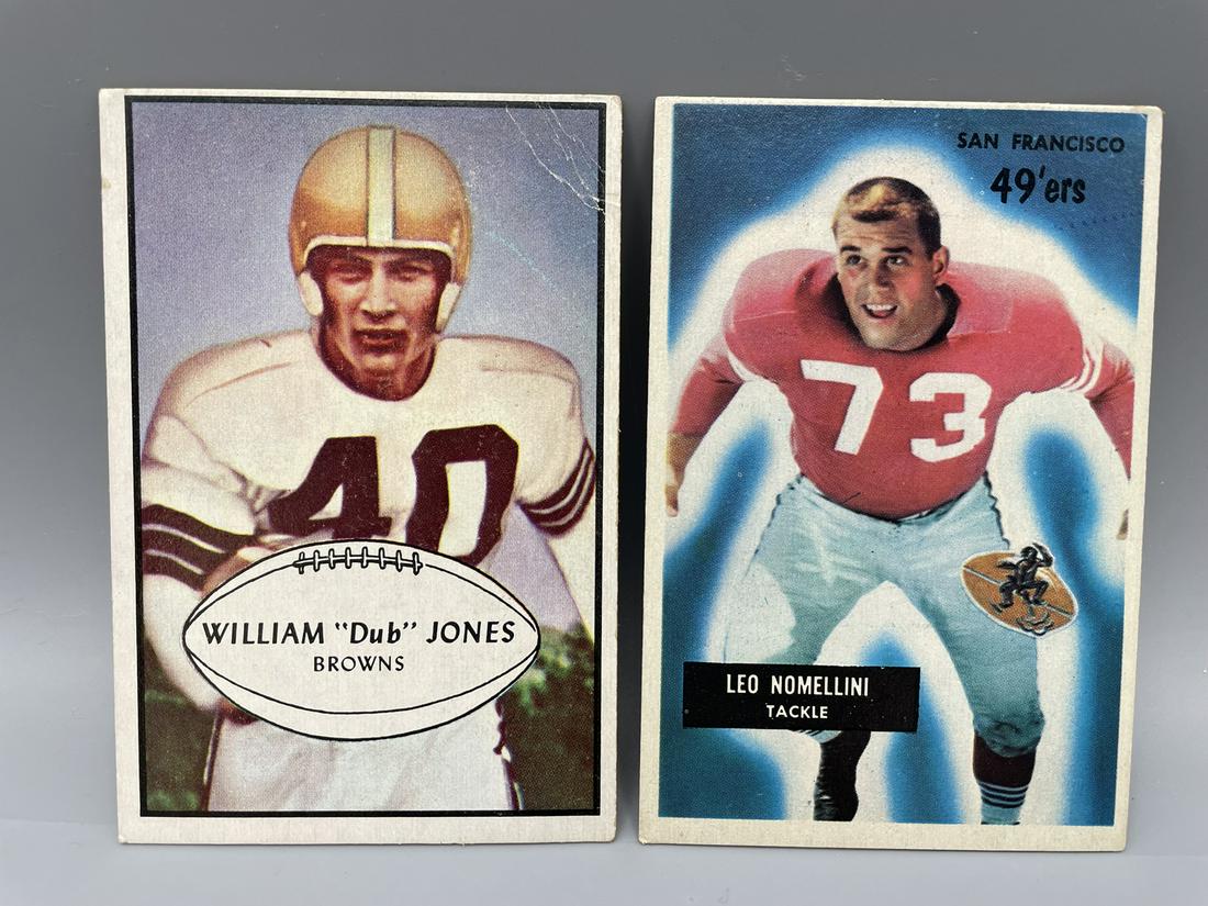1953 & 1955 Bowman Dub Jones & Leo Nomellini (1 of 2)