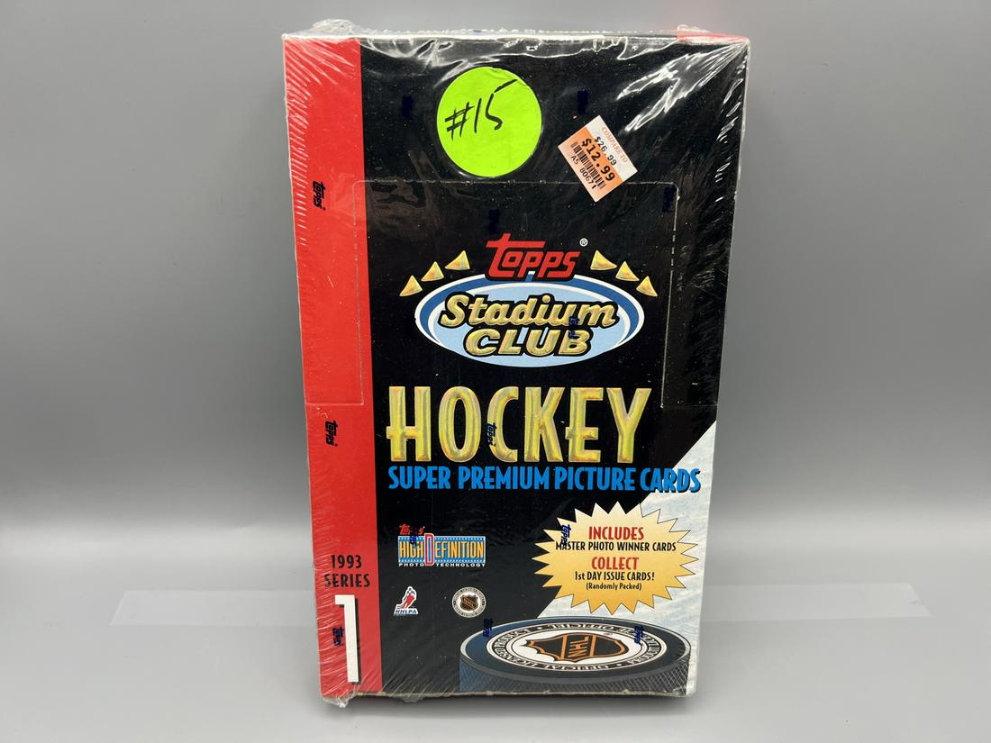 1993 Topps Stadium Club Series 1 Hockey Sealed Unopened Box (1 of 2)
