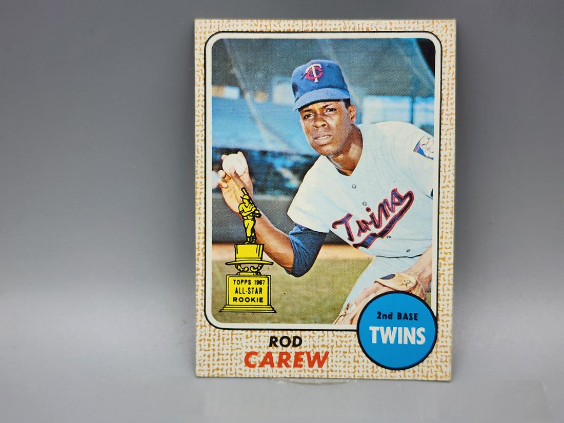 1968 Topps Rod Carew #80 HOF - 2nd Year Card (1 of 2)