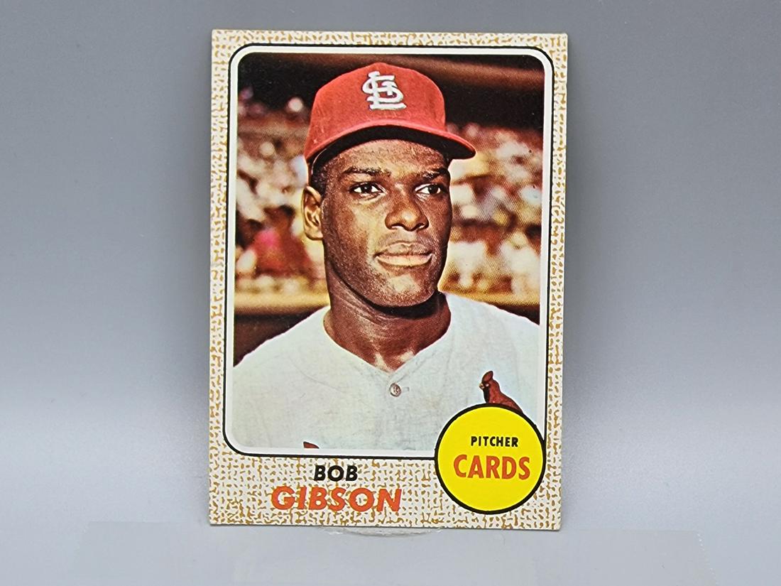 1968 Topps Bob Gibson #100 HOF - All Time Great (1 of 2)