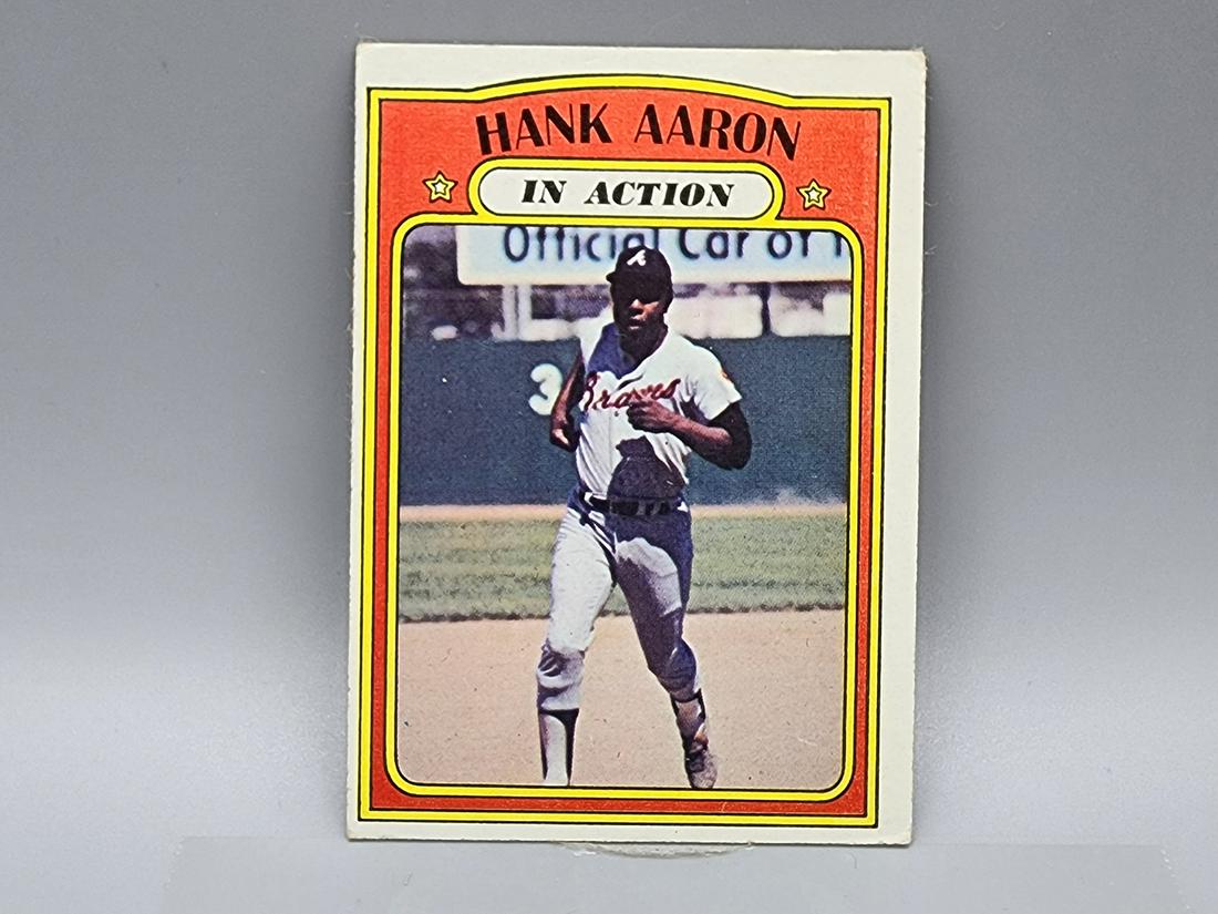 1972 Topps Hank Aaron #300 HOF (1 of 2)