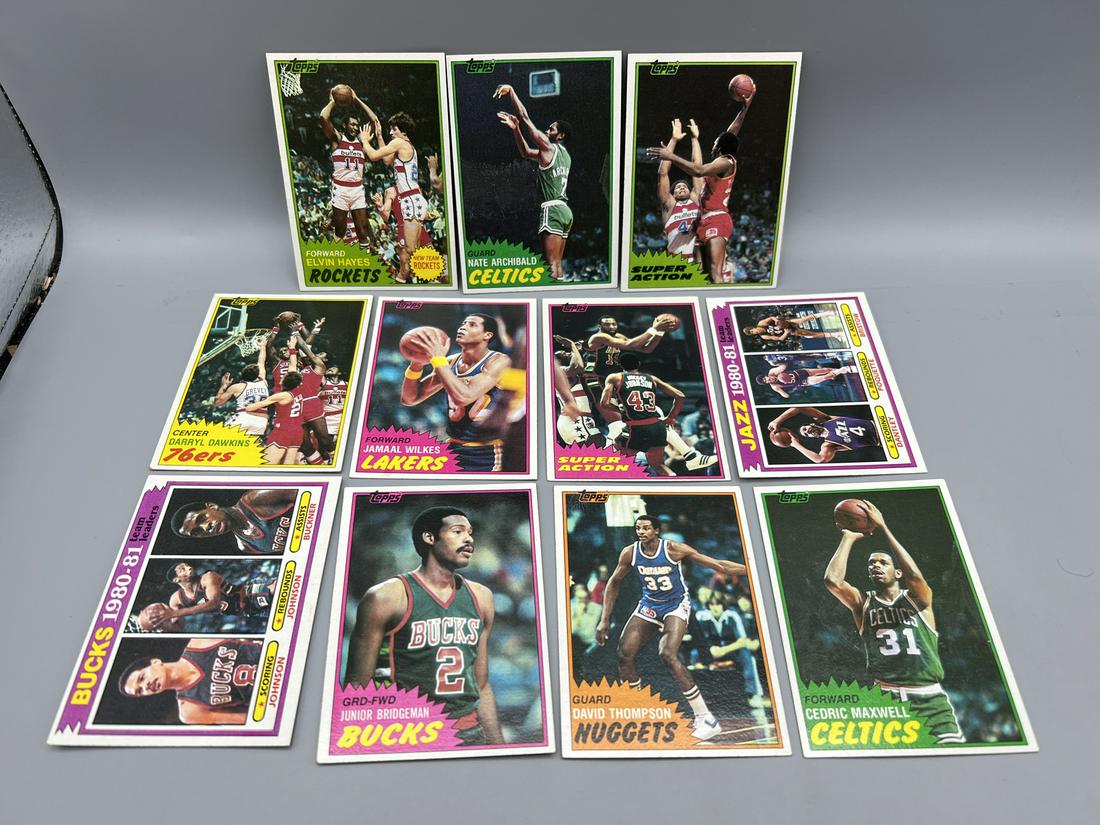 Lot of (11) Assorted 1981 Topps Basketball Cards W/ Some Stars - Varying Conditions - Elvin Hayes, (1 of 6)